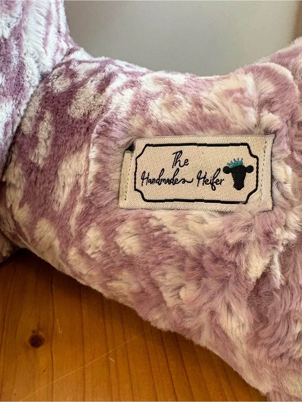 Southwestern Teddy Bear Leopard Chic Cozy Lavender The Handmade Heifer Large